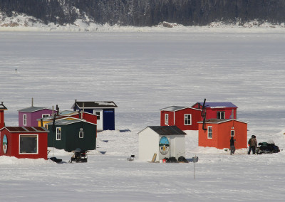 Village de pêcheurs au Saguenay, Québec, Canada